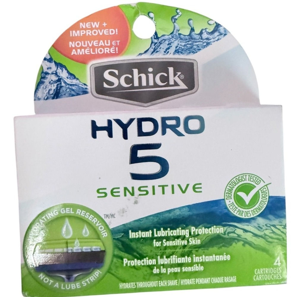 SCHICK HYDRO 5 SENSITIVE REFILL CARTRIDGES 4CT